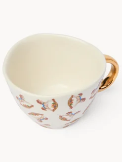 Tazze colazione in stoneware decorato