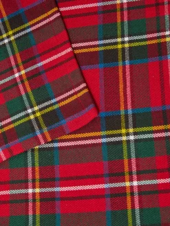 Telo arredo in cotone tartan