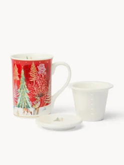 Tisaniera in new bone china alci vintage