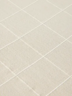 Tovaglia in cotone e lurex motivo check