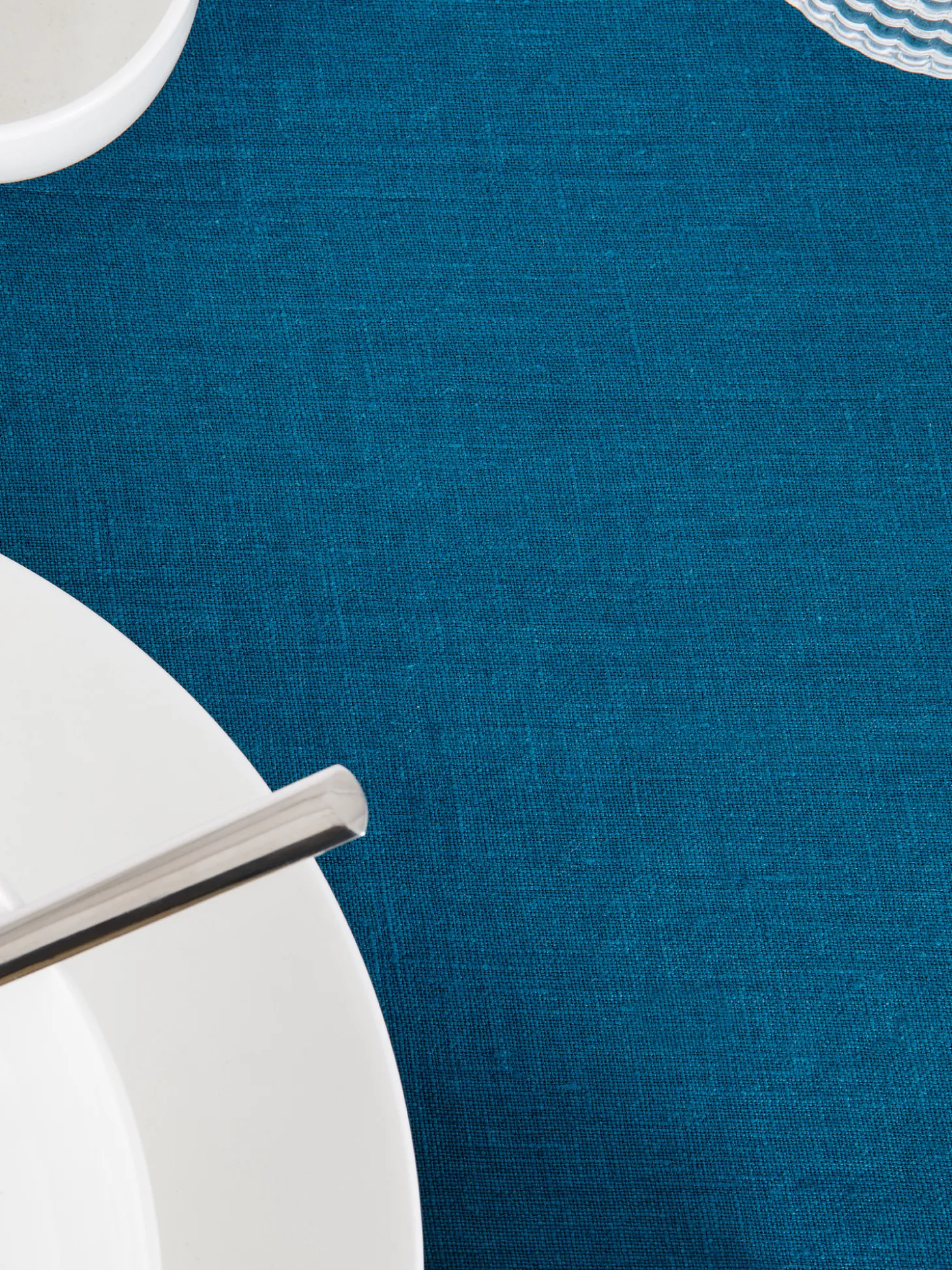 Tovaglia puro lino lavato tinta unita