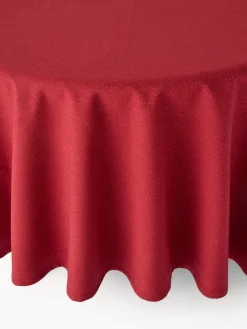 Tovaglia rotonda in cotone e lurex