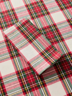 Tovaglia tartan in puro cotone tinto filo