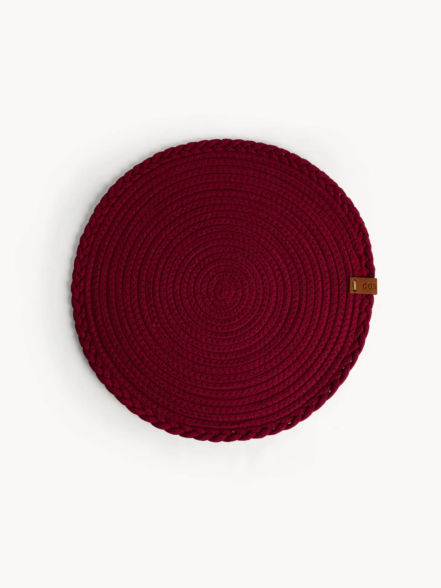 Tovaglietta con bordo in corda