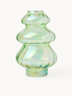Vaso a forma di pino effetto madreperla