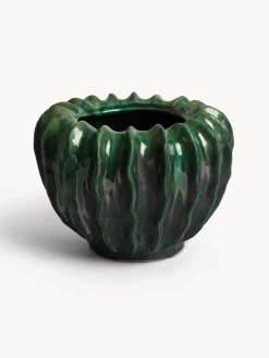 Vaso in ceramica smaltato
