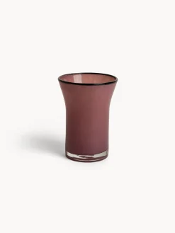 Vaso in vetro colorato in pasta