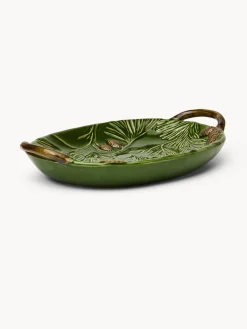 Vassoio in ceramica decoro pigne