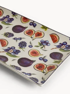 Vassoio new bone china motivo fichi