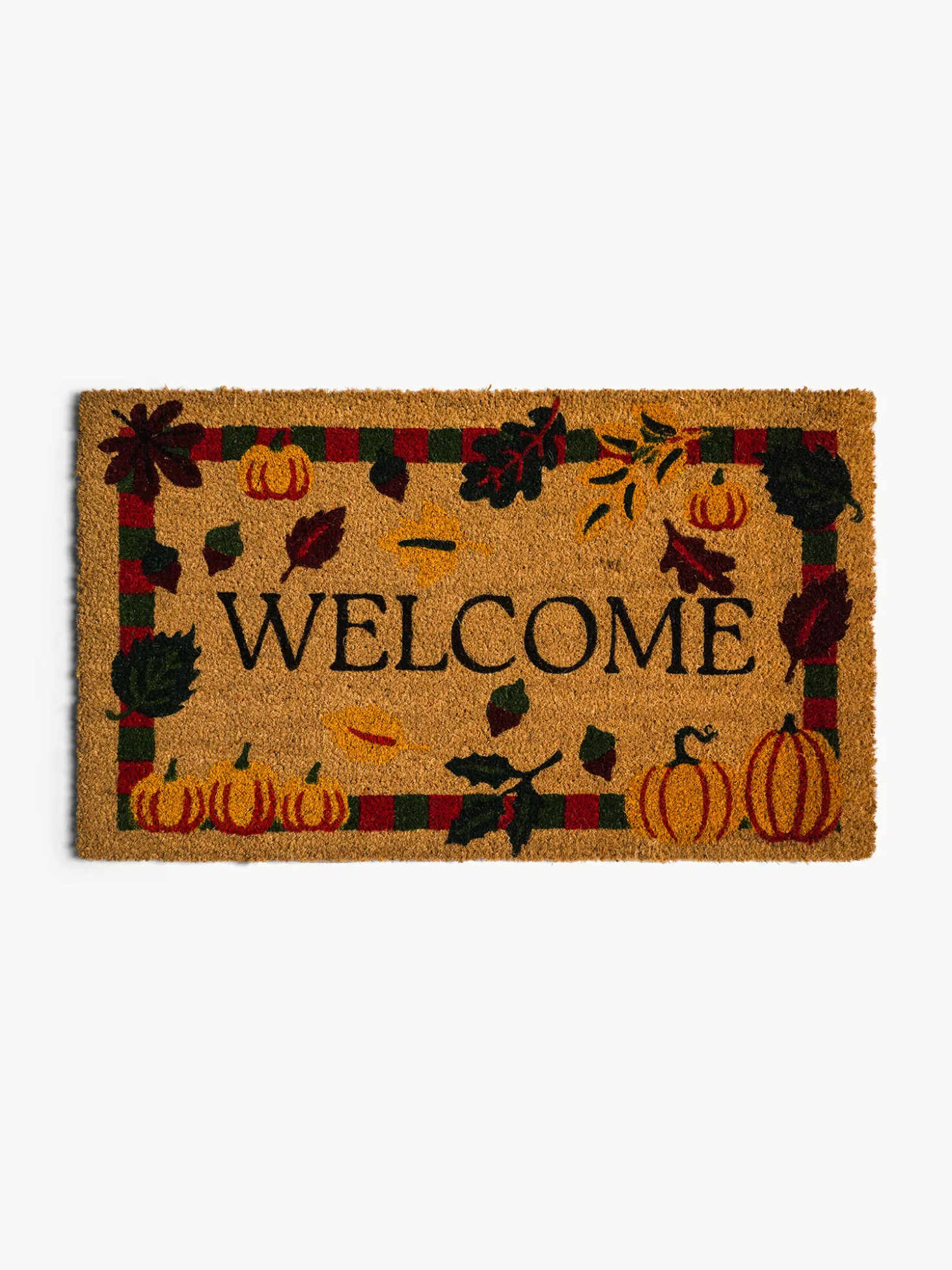Zerbino cocco con scritta Welcome